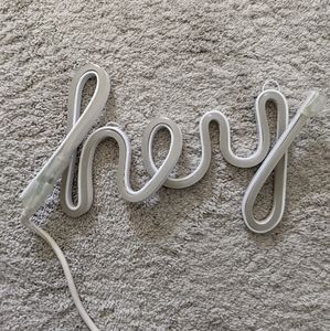 Oh Joy! For Target Neon Hey Sign